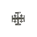 【中古】エルサレム十字 ピンズ クロス ピンバッジ ピンバッチ