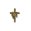 【中古】十字架 ピンズ クロス 金色 ピンバッジ ピンバッチ ラペルピン