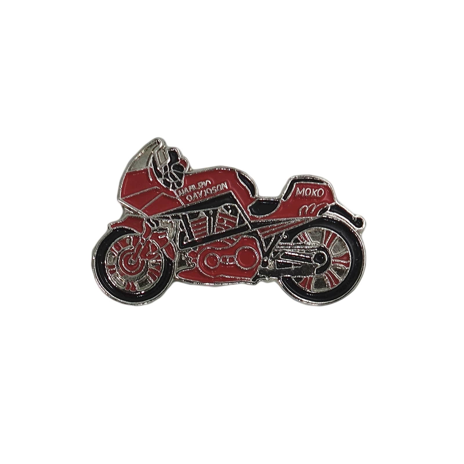 【中古】フランス レトロ ピンズ バイク MOKO HARLEY DAVIDSON デザイン オートバイ バイカー ピンバッチ ピンバッジ