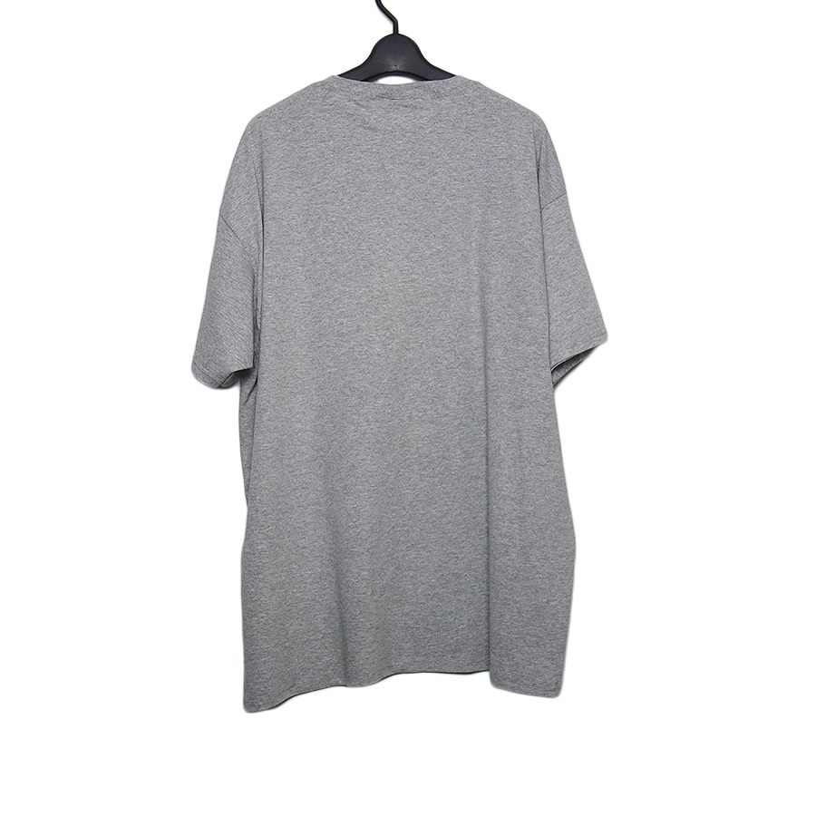 【新品】FRUIT OF THE LOOM プリント Tシャツ グレー 半袖 XLサイズ トップス ティーシャツ Tシャツ tee 英語 メッセージ