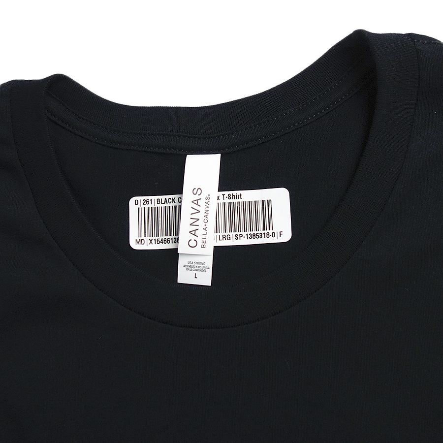新品 BELLA+CANVAS 豚 プリントTシャツ tシャツ 黒色 半袖 メンズ Lサイズ トップス ティーシャツ アニマルプリント