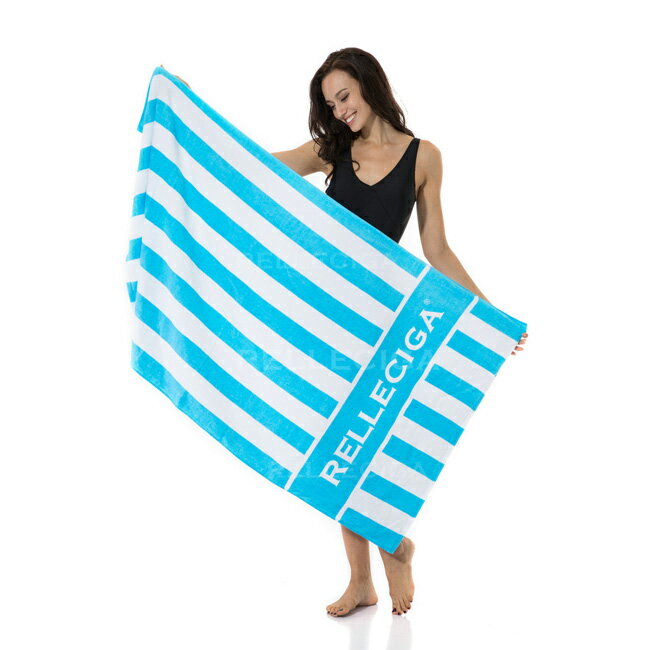 ビーチタオル　ストライプ　大判　85×160cm