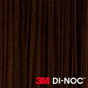3M DI-NOC ダイノックフィルム在庫限り廃番商品 ウッドシリーズ ファインウッド FW-643 エボニー コクタン 柾目 幅1m22cm【1m(数量10)...