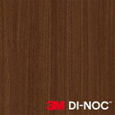 3M DI-NOC ダイノックフィルム ウッドシリーズ ウッドグレイン WG-1371 ウォールナット 板柾 幅1m22cm【1m(数量10)以上で切売】