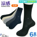 【メール便送料無料】【メンズ】涼感 めん麻 メッシュクルー丈...
