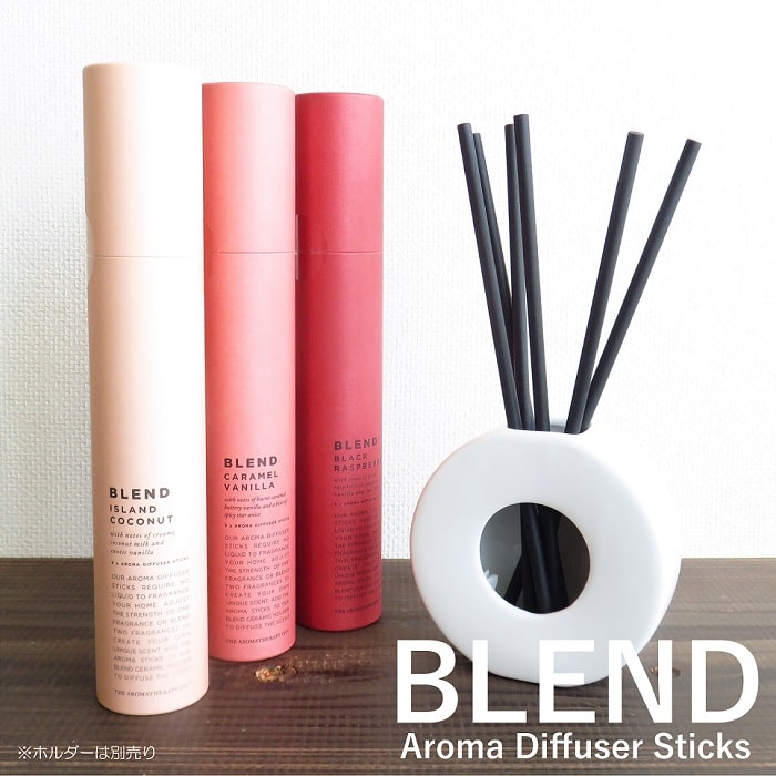 アロマ アロマセラピーカンパニー BLEND ブレンド アロマスティック 6本入り ディフューザースティック フレグランス 芳香剤 インテリア (※ホルダーは別売）