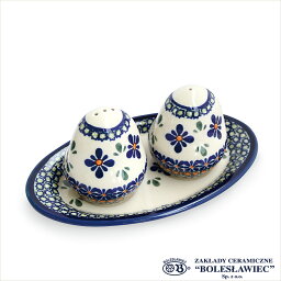 [Zaklady Ceramiczne Boleslawiec/ザクワディ ボレスワヴィエツ陶器]調味料入れ3点セット-du60 ポーリッシュポタリー ポーランド陶器