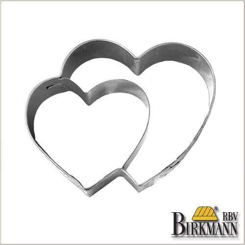 【BIRKMANN/ビルクマン】クッキー型（ダブルハート型・5.5×6.5cm）のサムネイル