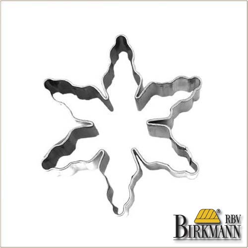 【BIRKMANN/ビルクマン】クッキー型（雪の結晶、スノークリスタルB・6×6cm）