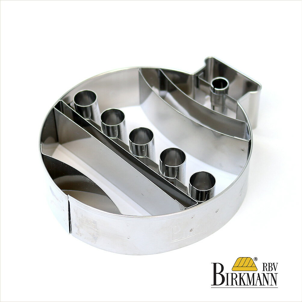 【BIRKMANN/ビルクマン】クッキー型（クリスマス飾り、クリスマスボール、クリスマスオーナメント型10.5×9cm）