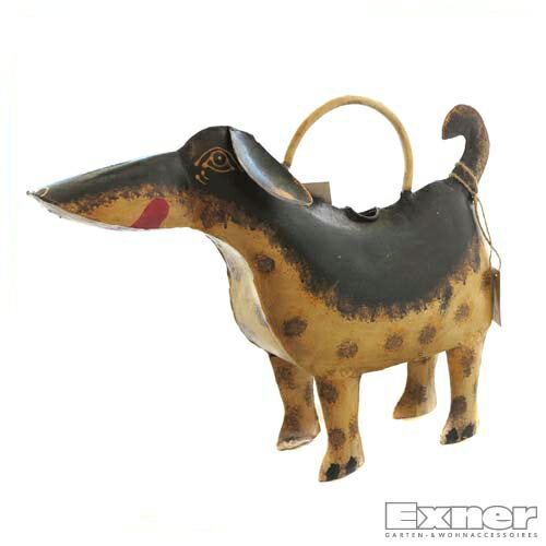 【Exner】ブリキのアンティーク風じょうろ（犬）