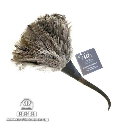 REDECKER レデッカー オーストリッチ羽はたき・角(30cm/Black)