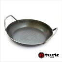 turk/ターク 鉄製サービングパン28cm(2グリップ深型タイプ)/ロースト用 /POTブラシ付属正規品 ドイツ製 調理器具 キッチン用品