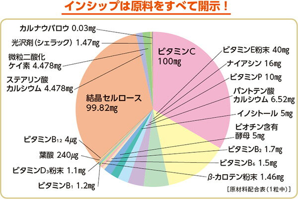 【アウトレット半額】マルチビタミン 6個セット 15種類の栄養素を効率よく補給！野菜不足が気になる方に！ 約半年分サプリメント マルチビタミン インシップ