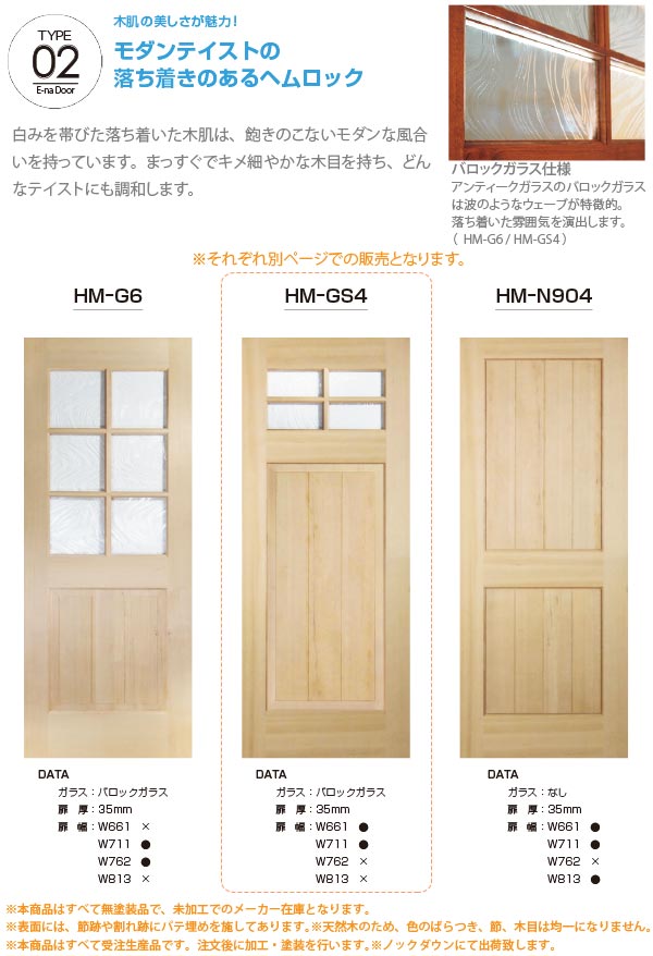 Skog 木質内装ドア E Naドア 壁紙 内装工具 ヘムロック Hm Gs4 扉幅