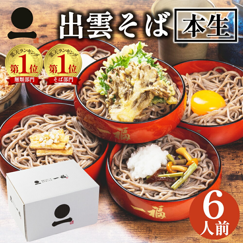 そば 5/13~順次出荷 遅れてごめんね母の日 父の日 ギフト プレゼント そば 蕎麦 高級 出雲そば 6人前【奥出雲本生そば】つゆ付き 引っ越し ご挨拶 内祝い 送料無料 お取り寄せ グルメ ざる 贈答用 お祝い 誕生日 贈り物 長寿祝い 日本三大そば 島根 ソバ 奥出雲