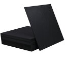 ISL アコースティック・吸音パネル 60cm×60cm ブラック 20枚セット 難燃仕様 壁床兼用 吸音 防音 消音 遮音 断熱 音響改善