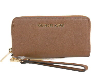 『特別企画5日朝マデMAX2000円OFFクーポンあり+point10倍』マイケルコース MICHAEL KORS 長財布 32T4GTVE3L LUGGAGE【Luxury Brand Selection】