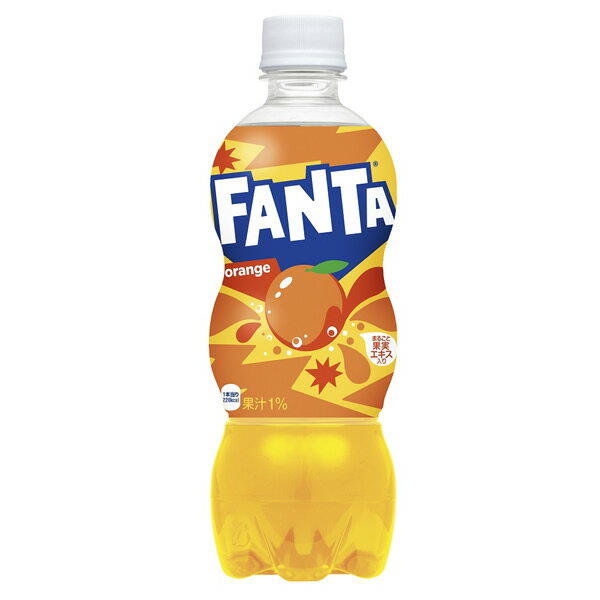 コカ・コーラ ファンタオレンジPET 500ml 24本入 1ケース【組合せ対象商品】