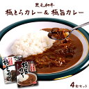 宮香本舗 黒毛和牛 極とろカレー&極旨カレー 詰合せBセット 極とろカレー200g 2個 山形県産黒毛和牛 極旨カレー 180g 2個 レトルトカレー ギフト カレー レトルト 詰め合わせ セット ビーフカ…