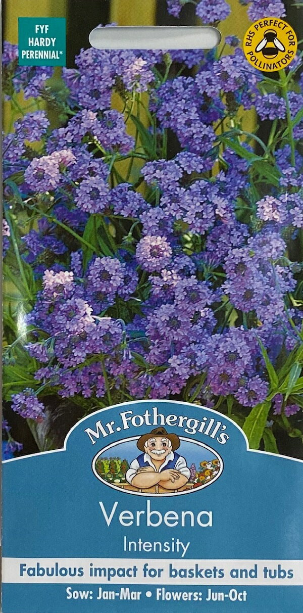 【種子】Mr.Fothergill's Seeds Verbena Intensity バーベナ・インテンシティ ミスター・フォザーギル..