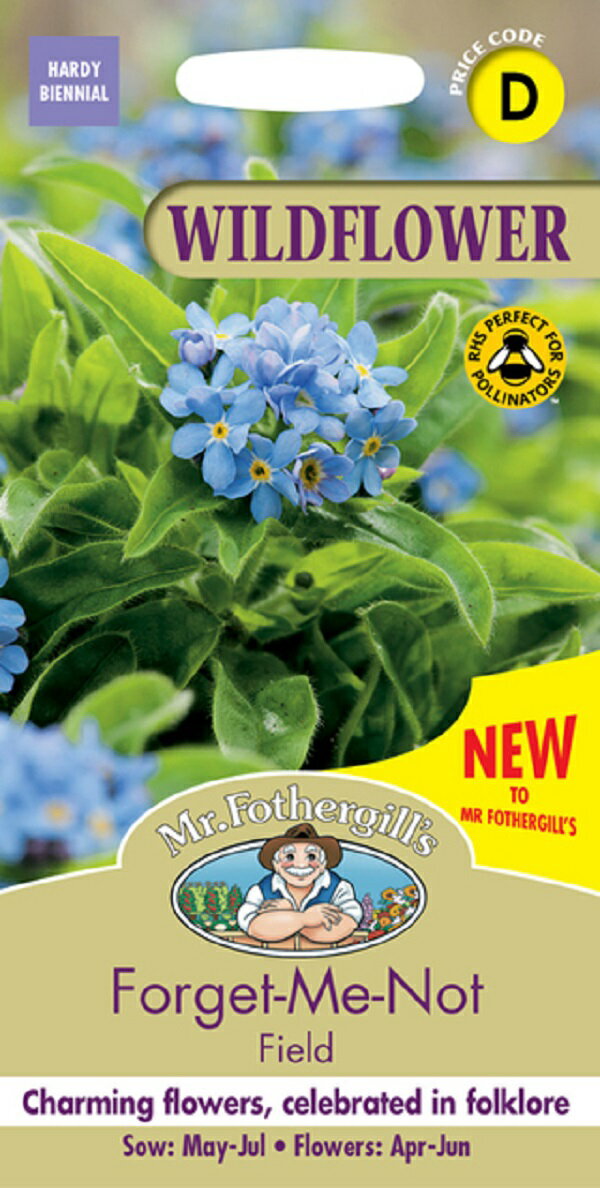 【種子】Mr.Fothergill's Seeds WILDFLOWER Forget-Me-Not Field ワイルドフラワー フォーゲット・ミー・ノット（わすれな草）・フィールド ミスター・フォザーギルズシード