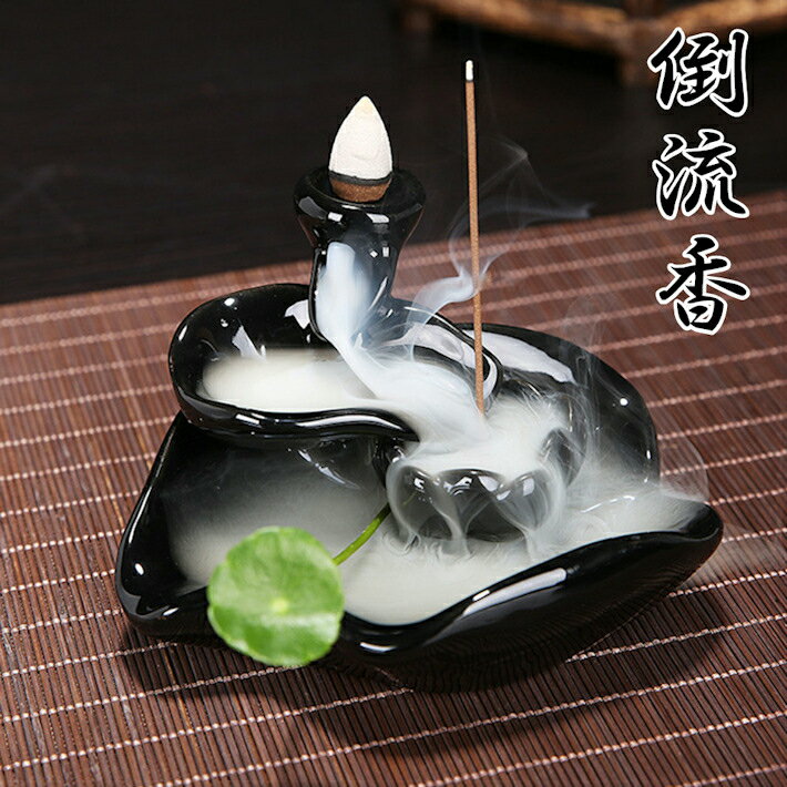 新作 倒流香 蓮 香炉 お香 アロマ コーン incense 癒し 瞑想 幻想 プレゼント 贈り物 ご褒美 おしゃれ インスタ映え プレゼント お香立て 流川香 瞑想仏陀 エネルギー インテリア オブジェ 風水