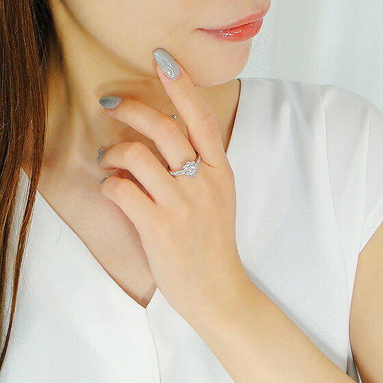 Pt950 K18YG PG ペアシェイプ ダイヤモンド リング 1.0ct ダイヤリング おすすめ ジュエリー 指輪 プラチナ j-aimer-10000442 jewelry Aimer サンプル画像3