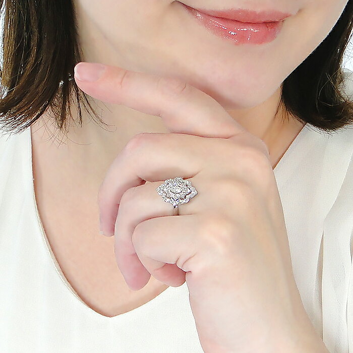 Pt900/K18YG/PG 【1.0ct】マーキス 変形ダイヤ ダイヤモンド リング【送料無料】ダイヤ ダイヤリング おすすめ ジュエリー 指輪 プラチナ 18k 18金 ゴールド マーキスカット ダイアモンド 人気 おしゃれ 品質保証書 記念日 代引手数料無料 ラッピング無料 4月誕生石 j-aimer-10000557 jewelry Aimer サンプル画像3