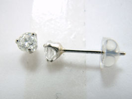 プラチナ 三本爪ダイヤモンド ピアス [ 誕生日 プレゼント ギフト ジュエリー アクセサリー ] 送料無料