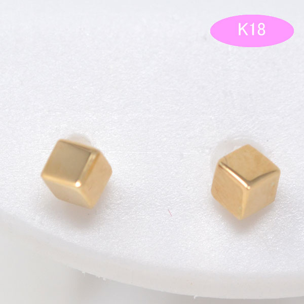 激安人気新品 楽天市場】キューブ k18の通販 ピアス アクセサリー