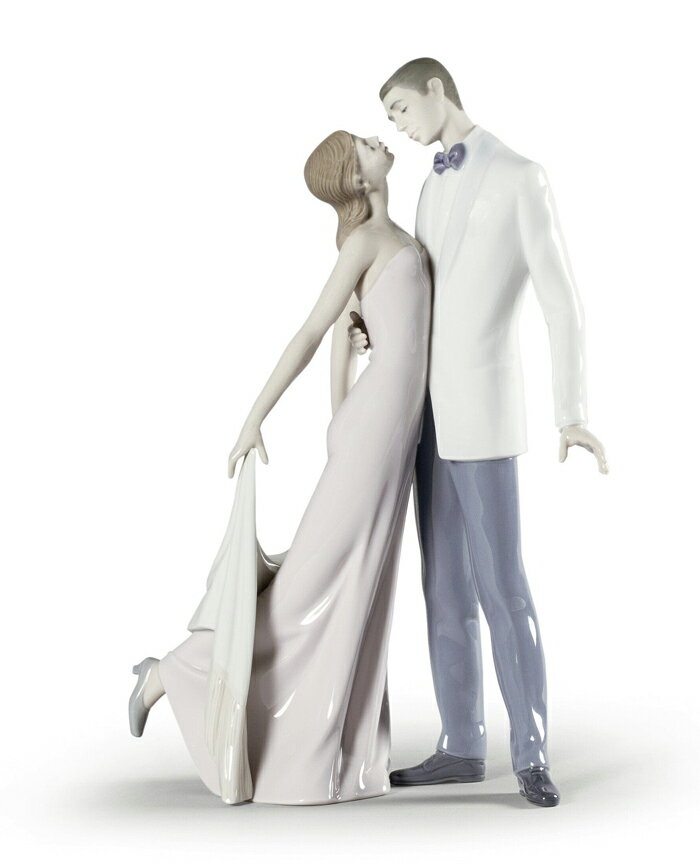 【ポイント最大20倍】Happy Anniversary LLADRO リヤドロ 男女 愛 ダンス 社交界 置物 オブジェ インテ..