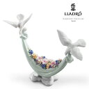 【P10倍+3%off】平和の花かご LLADRO リヤドロ リアル フィギュリン リアドロ 鳩 置物 オブジェ インテリア 人形 磁器 かわいい おしゃれ スペイン プレゼント 玄関 お祝い 新築 開業 癒し リビング 寝室 事務所 オフィス 【正規品】01006579