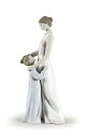 大好きなママ LLADRO リヤドロ 親子 置物 オブジェ インテリア 人形 磁器 かわいい おしゃれ スペイン プレゼント 玄関 お祝い 新築 開業 癒し リビング 寝室 事務所 オフィス 【正規品】 01006771(3)