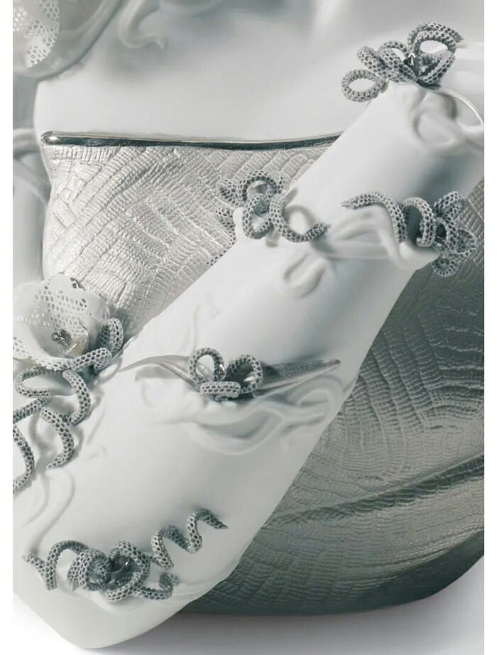 【2/1より値上げ】マイ・フェア・レディ Re-Deco/Silver LLADRO リヤドロ 置物 オブジェ インテリア 人形 磁器 かわいい おしゃれ スペイン プレゼント 玄関 お祝い 新築 開業 癒し リビング 寝室 事務所 オフィス 【正規品】 01007192