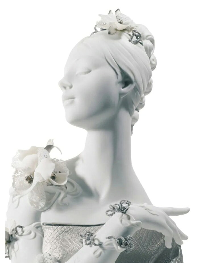 【2/1より値上げ】マイ・フェア・レディ Re-Deco/Silver LLADRO リヤドロ 置物 オブジェ インテリア 人形 磁器 かわいい おしゃれ スペイン プレゼント 玄関 お祝い 新築 開業 癒し リビング 寝室 事務所 オフィス 【正規品】 01007192 [2]
