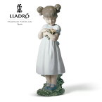 素敵なお花 LLADRO リヤドロ リアル フィギュリン リアドロ 女の子 置物 オブジェ インテリア 人形 磁器 かわいい おしゃれ スペイン プレゼント 玄関 お祝い 新築 開業 癒し リビング 寝室 事務所 オフィス 【正規品】01008021