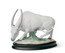 The Ox LLADRO リヤドロ リアドロ 置物 ヤギ 山羊 オブジェ インテリア 人形 磁器 おしゃれ スペイン プレゼント 玄関 お祝い 新築 開業 癒し リビング 寝室 事務所 オフィス 【正規品】01008369