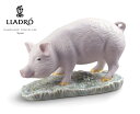 The Pig LLADRO リヤドロ リアドロ 置物 豚 ブタ オブジェ インテリア 人形 磁器 おしゃれ スペイン プレゼント 玄関 お祝い 新築 開業 癒し リビング 寝室 事務所 オフィス 【正規品】01009121