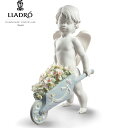 花車の天使 LLADRO リヤドロ リアドロ ハート 男の子 天使 出産祝い 置物 オブジェ インテリア 磁器 かわいい スペイン プレゼント お祝い 新築 開業 癒し リビング 寝室 事務所 オフィス 【正規品】01009193