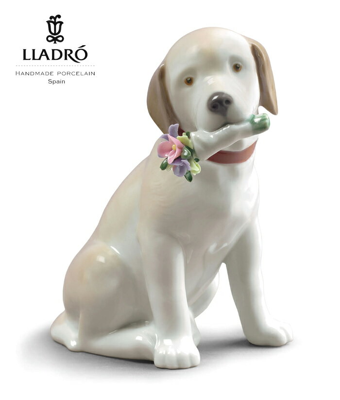 リヤドロ　犬 陶器 置物 LLADRO リヤドロ フィギュリン マイフレンド 箱付き 美品 陶器
