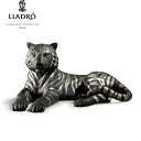 Tiger Black&Silver LLADRO リヤドロ 虎 黒 フィギュリン 01009261リアドロ 置物 オブジェ インテリア人形 磁器 かわいい スペイン プレゼント お祝い 新築 開業 癒し リビング 寝室 事務所 オフィス 【正規品】