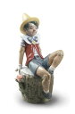 【リヤドロ全品P10倍】ピノキオ LLADRO リヤドロ 童話 置物 オブジェ インテリア 人形 磁器 かわいい おしゃれ スペイン プレゼント 玄関 お祝い ...