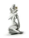 【超ポイントバック祭最大22倍】月灯りの夜に White LLADRO 限定品 リヤドロ 女性 白 置物 オブジェ インテリア 人形 磁器 かわいい おしゃれ ...