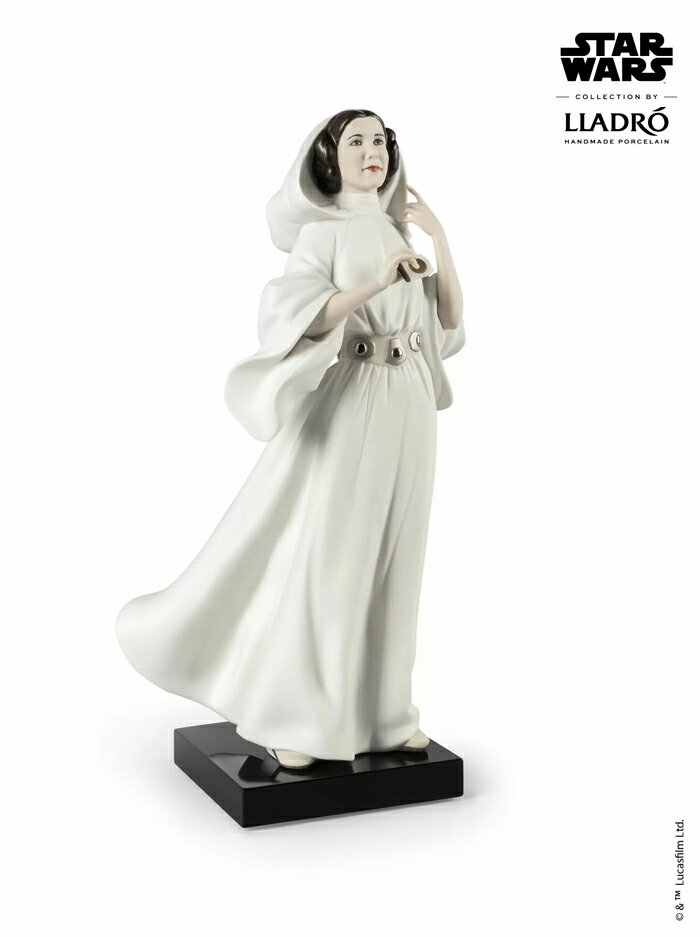 【6/1から一部値上】レイア姫 STAR WARS スターウォーズ LLADRO リヤドロ リアドロ 置物 人形 フィギュリン オブジェ インテリア 磁器 リアル スペイン プレゼント 結婚 お祝い 新築 開業 リビング 寝室 事務所 【正規品】01009412