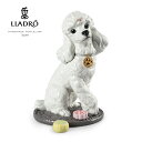 【6/1から一部値上】プードルのお茶会 LLADRO リヤドロ 犬 リアル フィギュリン 01009472 リアドロ 置物 オブジェ インテリア 犬 キャンディー 人形 磁器 かわいい スペイン プレゼント 玄関 お祝い 新築 開業 癒し リビング 寝室 事務所 オフィス 【正規品】