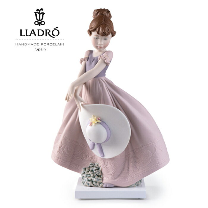 風と麦わら帽子 Annual Piece LLADRO リヤドロ リアル フィギュリン リアドロ 置物 オブジェ インテリア 人形 磁器 かわいい スペイン プレゼント 玄関 お祝い 新築 開業 癒し リビング 寝室 事務所 オフィス 01009533