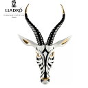 【P10倍以上+割引クーポン】Mask Antelope Black-Gold LLADRO リヤドロ カモシカ フィギュリン 01009541 リアドロ 置物 オブジェ インテリア人形 磁器 かわいい スペイン プレゼント お祝い 新築 開業 癒し リビング 寝室 事務所 オフィス 【正規品】