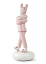 Embraced Pink Jaime Hayon LLADRO リヤドロ リアドロ 置物 オブジェ インテリア 磁器 かわいい スペイン プレゼント お祝い 新築 開業 癒し リビング 寝室 事務所 オフィス 01009654