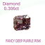 【P5倍＋割引クーポン】ピンクダイヤモンド ルース 天然 FANCY DEEP PURPLE PINK SI-2 0.306ct ファン..